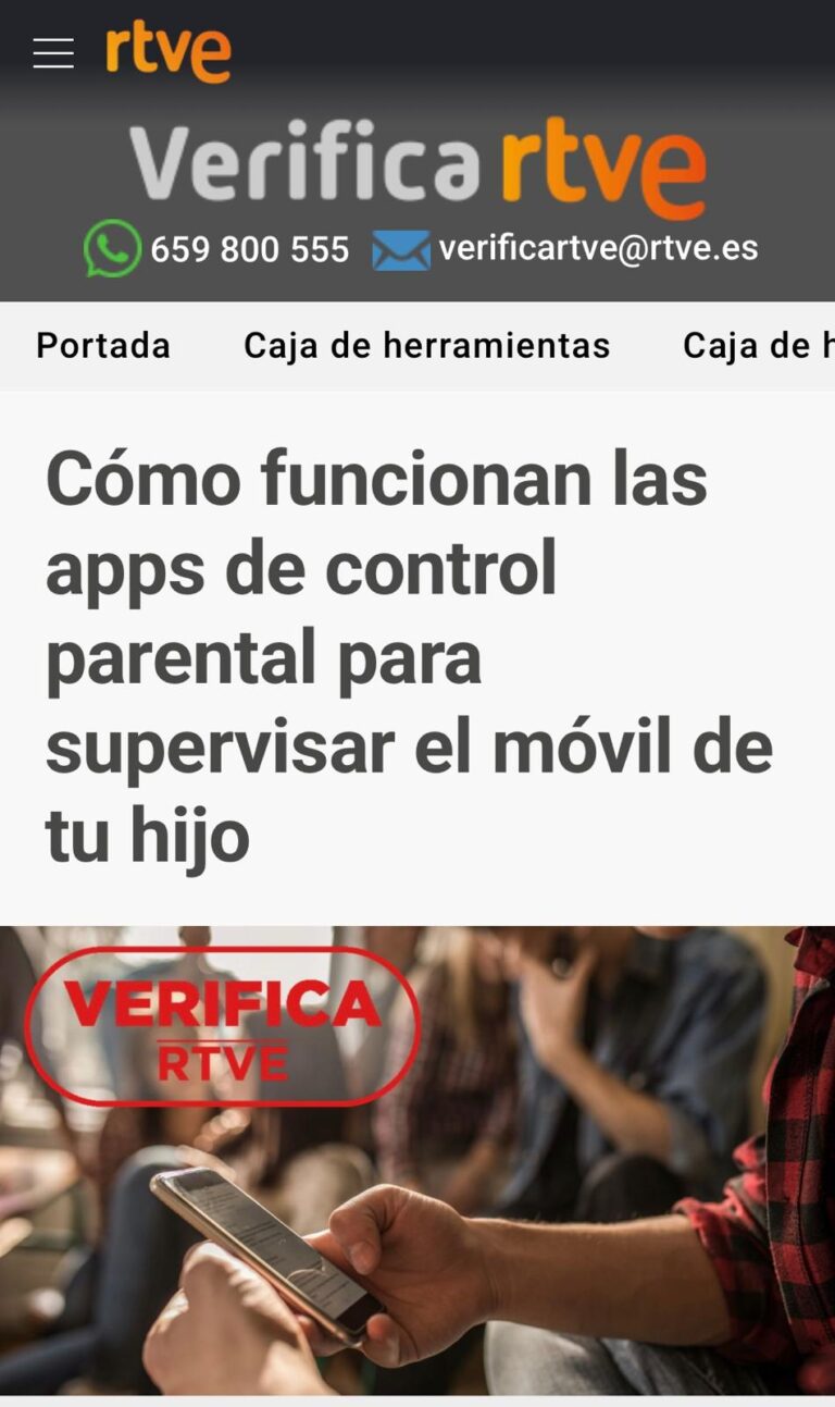 Ana M. Valero en RTVE sobre apps de control parental
